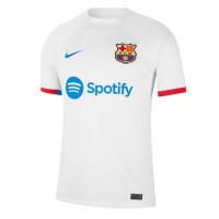 Pánský Fotbalový dres Barcelona Frenkie de Jong #21 2023-24 Venkovní Krátký Rukáv